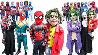 What If Many SPIDER-MAN & JOKER in 1 HOUSE ???|| KID SPIDER MAN Was Kidnapped by JOKER (LIVE ACTION)