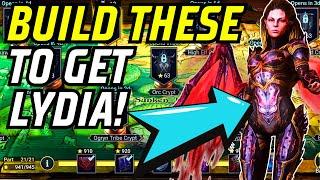 F2P CHAMPS YOU MUST BUILD TO GET LYDIA! | RAID: SHADOW LEGENDS