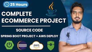 Complete Ecommerce Spring Boot Project with Aws Deployment in one Video| Spring Boot Project