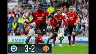 Brighton vs Manchester United 3 2 Highlights   All Goals