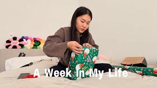 week in my life │ cozy holiday week at home, cooking for christmas, weekend in vegas, lots of eating