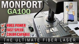 Monport GA100 MOPA Fiber Laser - 100W Of ULTIMATE Laser Power!