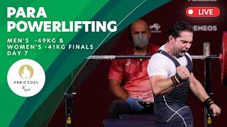 Para Powerlifting - Men's -49kg & Women's -41kg Finals | Day 7