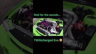 TWINcharged Evo!  #supercharged #turbo #shorts