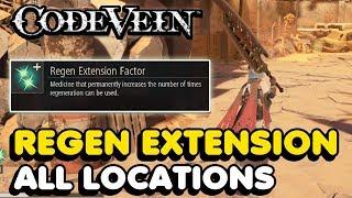 Code Vein - All Regen Extension Factor Locations