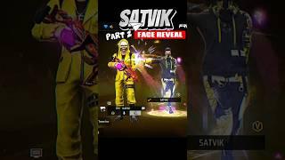 Part 2 - Satvik Face Reveal ️ #shorts #freefireshorts