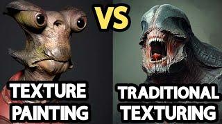 Not All Texturing is the Same | Texture Painting Vs Traditional Texturing