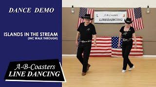 ISLANDS IN THE STREAM - Line Dance Demo & Walk Through