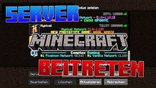 SO könnt IHR einem MINECRAFT SERVER BEITRETEN JAVA PC | SABO