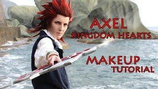 Axel Kingdom Hearts Makeup tutorial and wig - by misch.axel