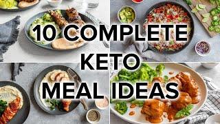 10 Easy Low Carb & Keto Meal Ideas [Side Dish Included]