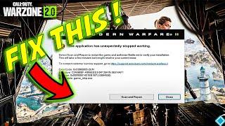 How To FIX Call Of duty : Modern Warfare 2 Multiplayer & Warzone 2.0 Crashing (Fix MW2 Crashing)