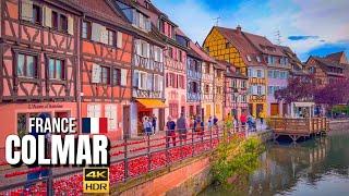 Colmar, France  Walking Tour in a Fairytale Alsatian Town【4K HDR】