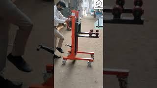 Working video of Customize Hydraulic Trolley || Material Handling Equipments ||