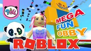 РОБЛОКС Покоряем МЕГА ФАН ОББИ Roblox Mega Fun Obby Папанда и Майя