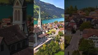 Switzerland - Lungern  #travel #mountains #dronemountain #lungernsee # brünig  #swissmountains #alp