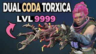 This Dual Coda Torxica Build Destroy level 9999 Steel Path in Warframe