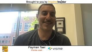 Payman Taei of Visme.com on InspiredInsider with Dr. Jeremy Weisz