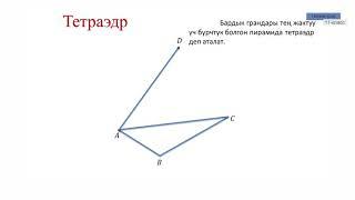 11-класс | Геометрия |  Пирамида. Пирамиданын бетинин аянты