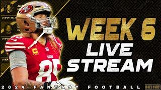 Week 6 Live Stream Q&A - 2024 Fantasy Football