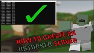 HOW TO PLAY UNTURNED WITH FRIENDS IN  | UNTURNED SERVER TUTORIAL