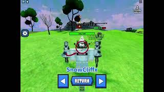 I found snow with kaizd in slap Royale #slapbattles #roblox