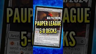 UNDEFEATED MTG Pauper League Decklists (2024-11-03) #davidroyale #pauper #paupermtg