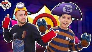 ПАПА РОБ и ЯРИК играют в BRAWL STARS - РОБОРУБКА С ПОДПИСЧИКАМИ