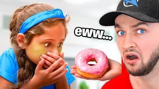 Girl is Scared of ALL FOOD!