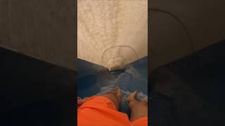 Blue Water Slide Aquadream Aquapark Barrandov #waterslide #watertube #tobogan