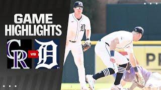 Rockies vs. Tigers Game Highlights (9/12/24) | MLB Highlights