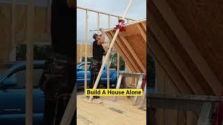 How To Build A House ALONE! #shorts #construction #tools #DIY #motivation #продвижение