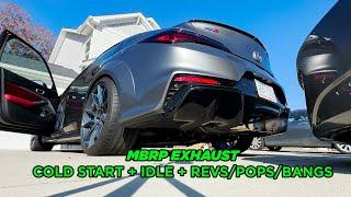 Integra Type S MBRP Exhaust Cold Start, Idle, and Revs