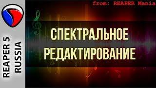 Спектральное редактирование - Полезные приемы в REAPER