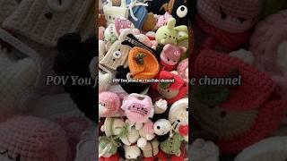 Tutorials on my channel  #amigurumi #crochet #handmade #christmas #crochettutorial #yarn #diy