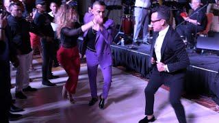 Tatiana Bonaguro, Fernando Sosa & Adolfo Indacochea social dancing @ Las Vegas Salsa Congress!