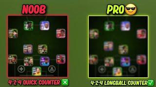 4-2-4 FORMATION STILL THE BEST? 4-2-4 LONGBALL COUNTER SQUAD BUILDING IN EFOOTBALL