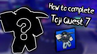 How to complete Toji Quest 7 Solo | Sorcerer Tower Defense