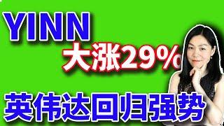 美股：YINN 大涨29% ，英伟达见底了吗？【2024-09-24】