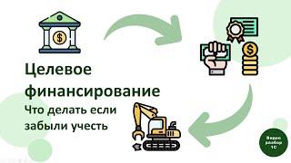 1С:ERP. Целевое финансирование ОС и НМА. Что делать если забыли учесть.