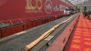 Indian food company sets new world record for longest dosa | AFP