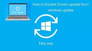 How to disable or exclude drivers update from windows update