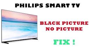 HOW TO FIX PHILIPS SMART TV BLACK SCREEN