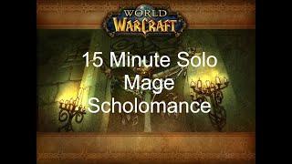 15 Min Big Scholomance Clear - Solo Mage (TBC Classic)