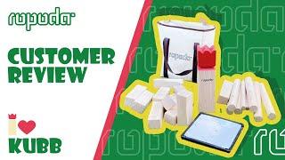 Unboxing Ropoda Kubb Game Set And Trying it Out Playing Outdoor|Customer Review