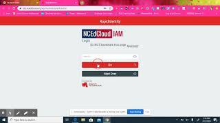 NCEdCloud Browser Login