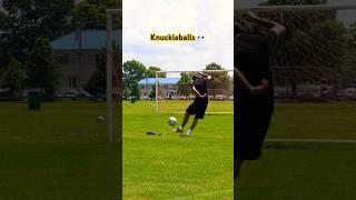 Crazy Knuckleballs?! #football #soccer #viral