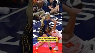 Teammate of the Year? Sophie Cunningham gets revenge for Caitlin Clark! #CaitlinClark #WNBA #bball