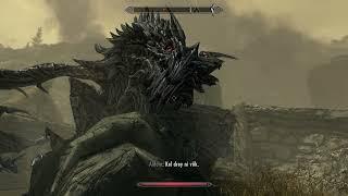 Alduin speaks to the Dragonborn in helgen #shorts