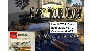 Cast Your Own Lee Mold Airforce Texan .457 CF 55 Yard Test